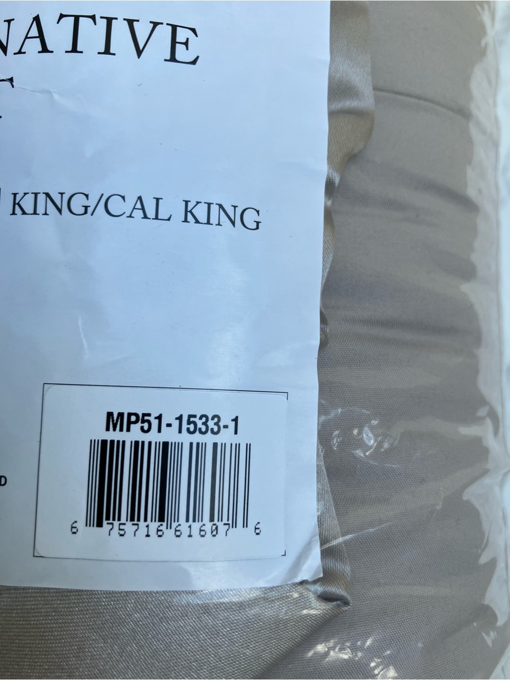 Madison Park down alternative blanket taupe NWT lightweight cozy fall - Picture 7 of 7